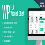 افزونه WP Flat Visual Chat برای وردپرس