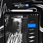 قلم موی جوهر پروکریت Ink Brushes