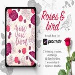 پروکریت Rose brush box براش گل رز