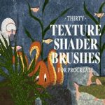 دانلود Texture Shader Brushes for Procreate