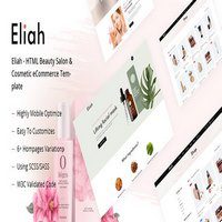قالب HTML آرایشگاه Eliah