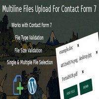 افزونه Multiline files upload برای فرم تماس ۷