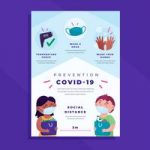 مجموعه طرح لایه باز وکتور مقابله با کرونا Realistic coronavirus vector background, stop covid-19 vol 6