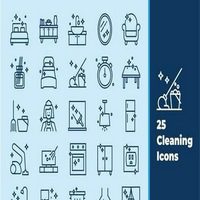 مجموعه آیکون نظافت Cleaning Icons