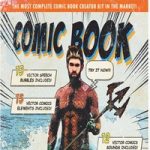 اکشن فوتوشاپ Retro Comic Book Photoshop Action Kit