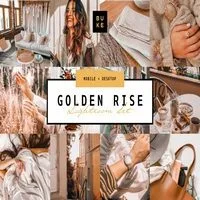 مجموعه لایت روم  Golden Lightroom Presets Bundle