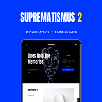 طرح لایه باز رابط کاربری Suprematismus 2