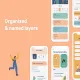 طرح لایه باز رابط کاربری Cartoon UI