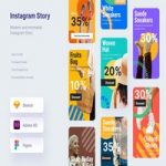 طرح لایه باز قالب استوری اینستاگرام Mytemp – Instagram Story Template