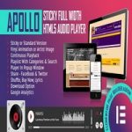 افزونه وردپرس پخش صدا Apollo برای المنتور