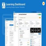 طرح لایه باز رابط کاربری Learning Education Academy Dashboard