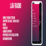 سورس اپلیکیشن موبایل رادیو Lov Radio Bundle (android & ios pack)