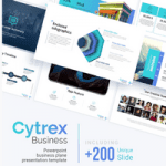 قالب آماده پاورپوینت بیزنس Cytrex – Business Plan PowerPoint Template