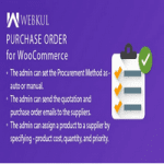 افزونه Purchase Order Plugin for WooCommerce