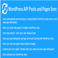 افزونه WordPress API Posts and Pages Sync