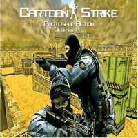 اکشن CartoonStrike برای فتوشاپ