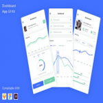 کیت رابط کاربری Dashboard App UI Kit