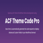 افزونه ACF Theme Code Pro برای وردپرس