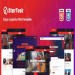 قالب HTML حمل و نقل Startesk