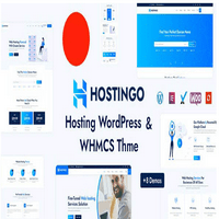 قالب WHMCS و وردپرس Hostingo