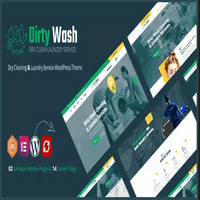 قالب خشک شویی DirtyWash برای وردپرس