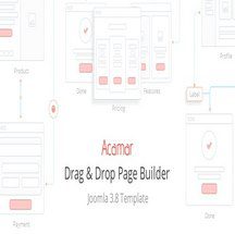 قالب Acamar برای جوملا