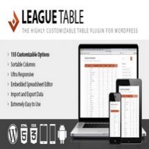 افزونه League Table برای وردپرس