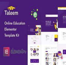 کیت تمپلیت آموزشی Taleem برای المنتور