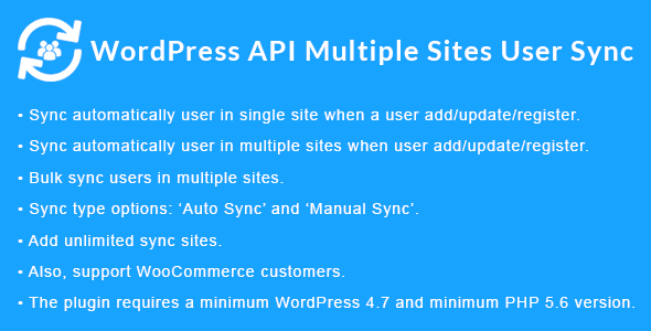 افزونه WordPress API Multiple Sites User Sync