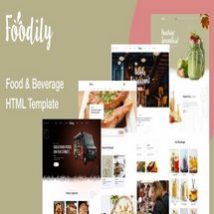 قالب HTML محصولات غذایی Foodily