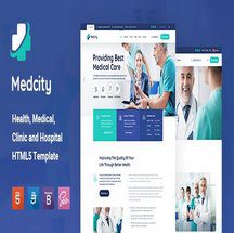 قالب HTML پزشکی Medcity