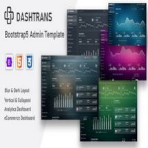 قالب بوت استرپ ۵ مدیریتی Dashtrans