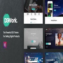 قالب فروش محصولات مجازی DGWork راست چین برای وردپرس