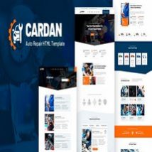 قالب HTML تعمیرات خودرو Cardan