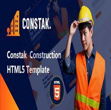 قالب HTML5 ساختمان سازی Constak