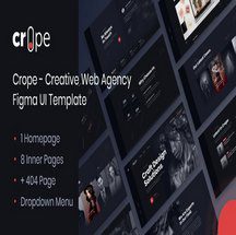 قالب اچ تی ام ال Crope