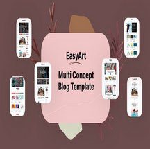 قالب HTML وبلاگی Easyart