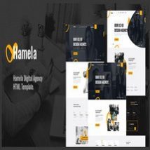 قالب HTML شرکتی Hamela