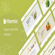 قالب html محصولات ارگانیک Harmic