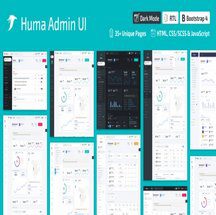 قالب Huma Admin Dashboard PRO