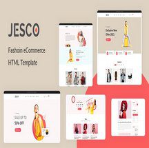 قالب اچ تی ام ال Jesco