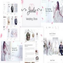 قالب HTML فروشگاه البسه عروسی Joolie