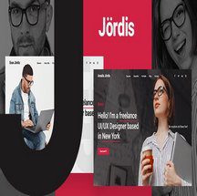 قالب بوت استرپ Jordis