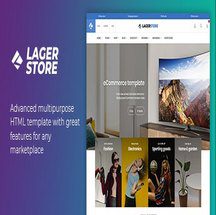 قالب HTML فروشگاهی Lager