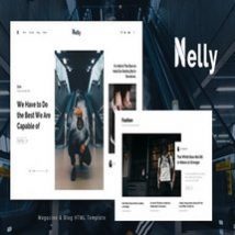 قالب HTML وبلاگ و مجله Nelly