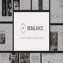 قالب HTML نمونه کار Rebalance