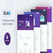 قالب اچ تی ام ال Slam