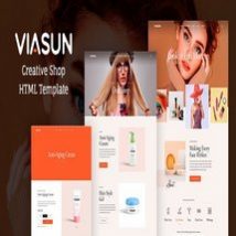 قالب HTML فروشگاه لوازم آرایشی و بهداشتی Viasun