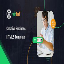 قالب اچ تی ام ال Virtuf