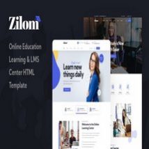 قالب HTML آموزش آنلاین Zilom